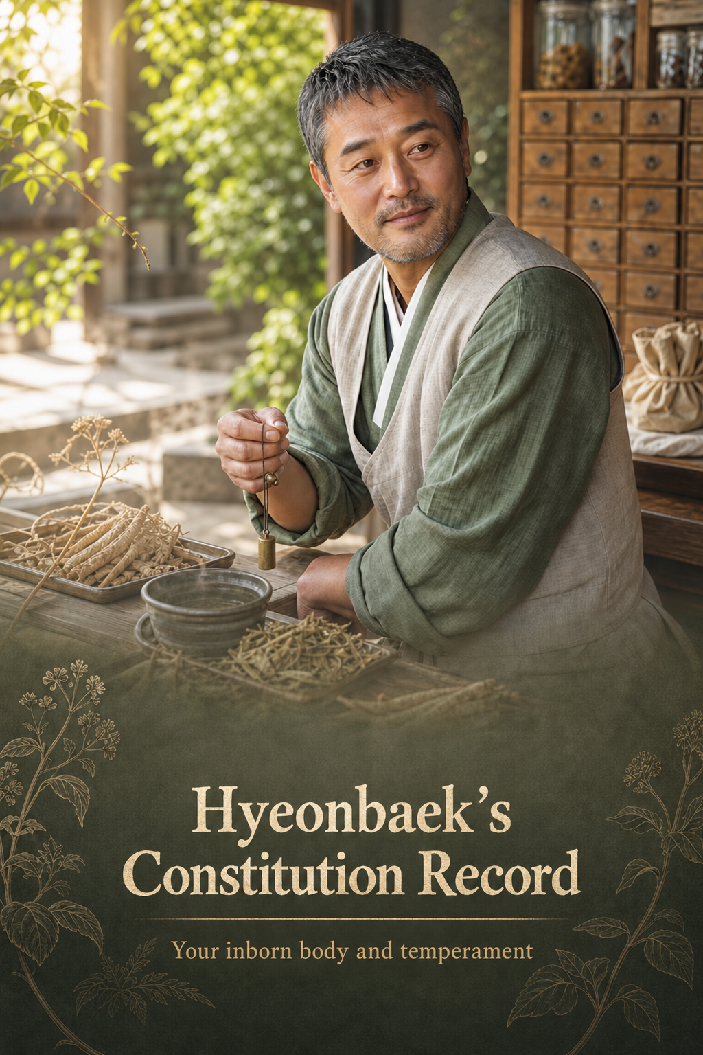 Hyeonbaek's Constitution Record · Your inborn body and temperament